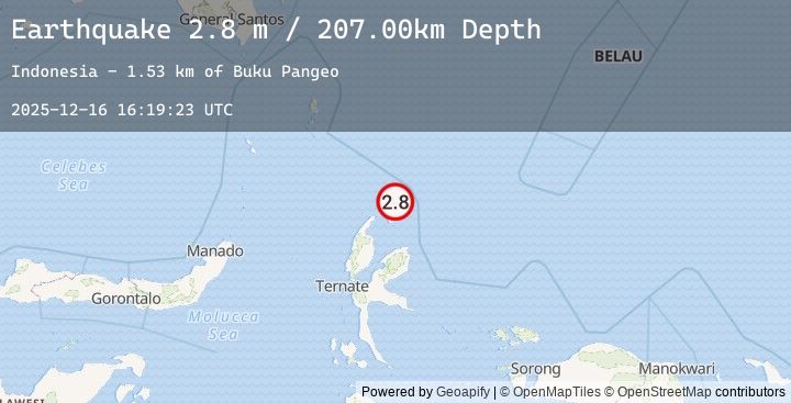 Map of HALMAHERA, INDONESIA