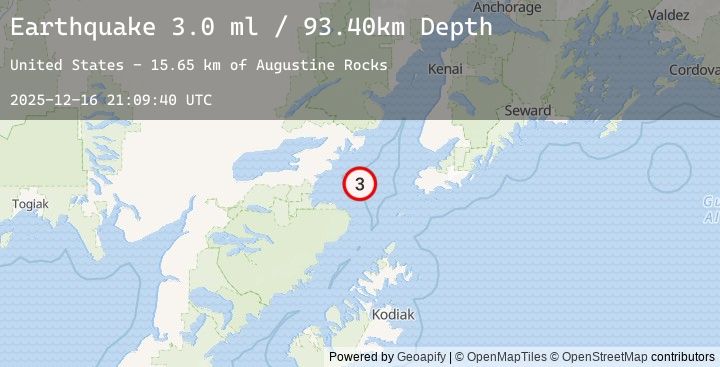 Map of SOUTHERN ALASKA