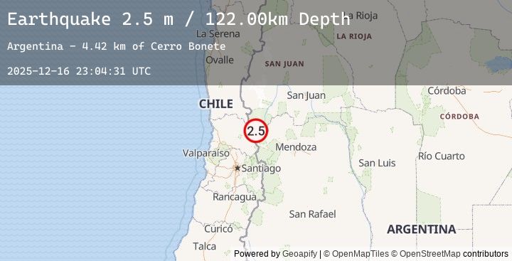 Map of MENDOZA, ARGENTINA