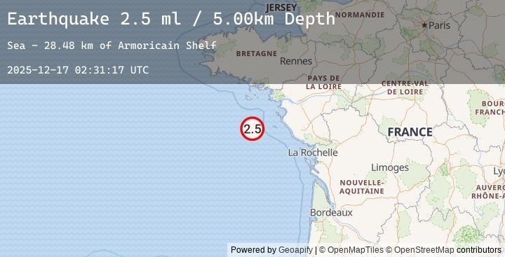 Map of BAY OF BISCAY