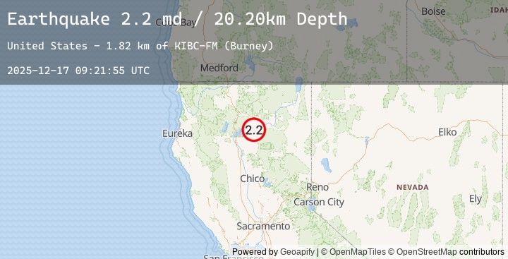 Map of NORTHERN CALIFORNIA