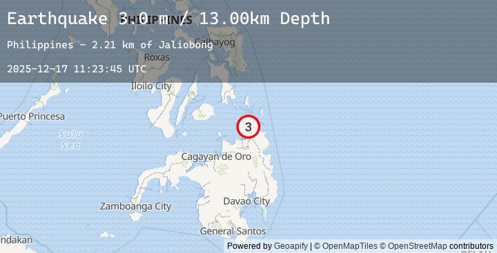 Map of MINDANAO, PHILIPPINES