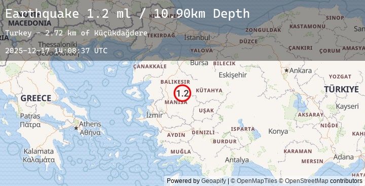 Map of WESTERN TURKEY