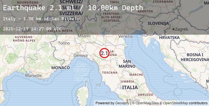 Map of NORTHERN ITALY