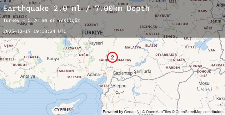 Map of CENTRAL TURKEY