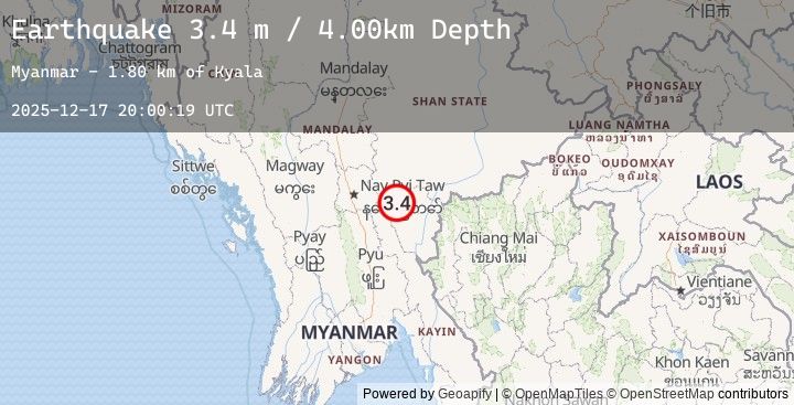 Map of MYANMAR