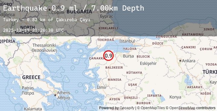 Map of WESTERN TURKEY