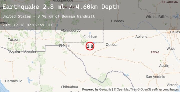 Map of WESTERN TEXAS
