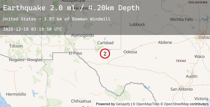 Map of WESTERN TEXAS