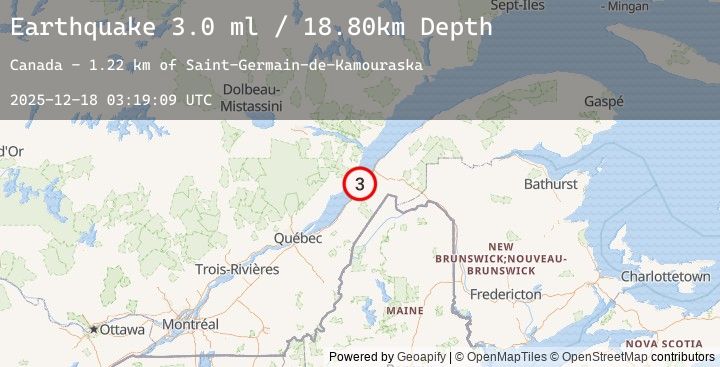 Map of ST. LAWRENCE VALLEY REG., CANADA