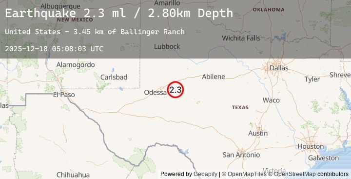 Map of WESTERN TEXAS