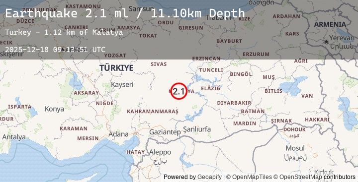 Map of CENTRAL TURKEY
