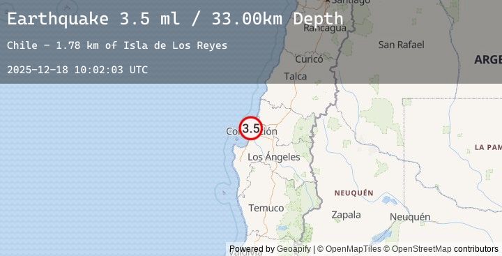 Map of BIO-BIO, CHILE