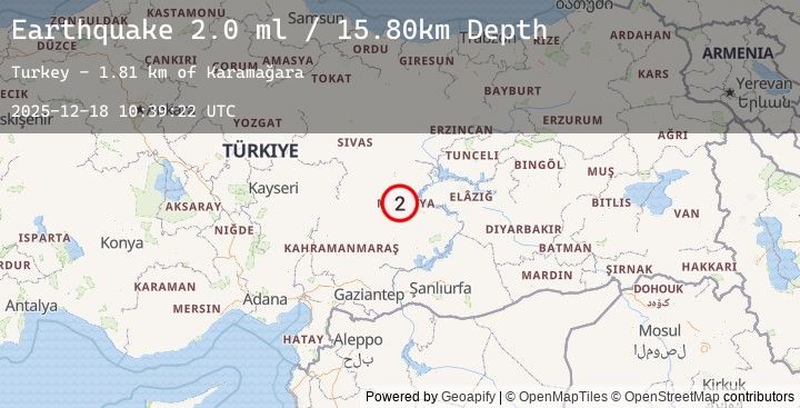 Map of CENTRAL TURKEY