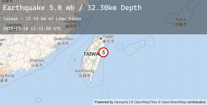 Map of TAIWAN