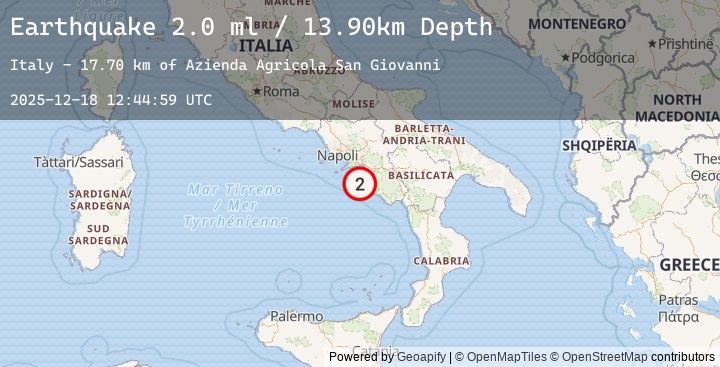 Map of SOUTHERN ITALY