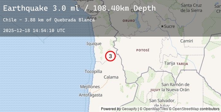 Map of TARAPACA, CHILE