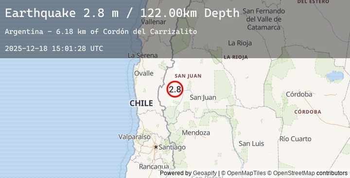 Map of SAN JUAN, ARGENTINA