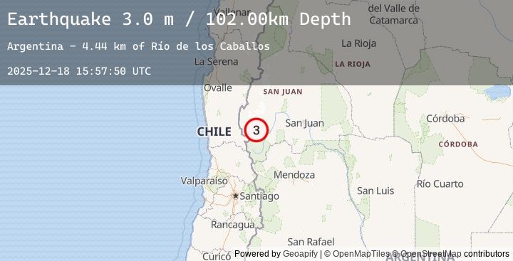 Map of SAN JUAN, ARGENTINA