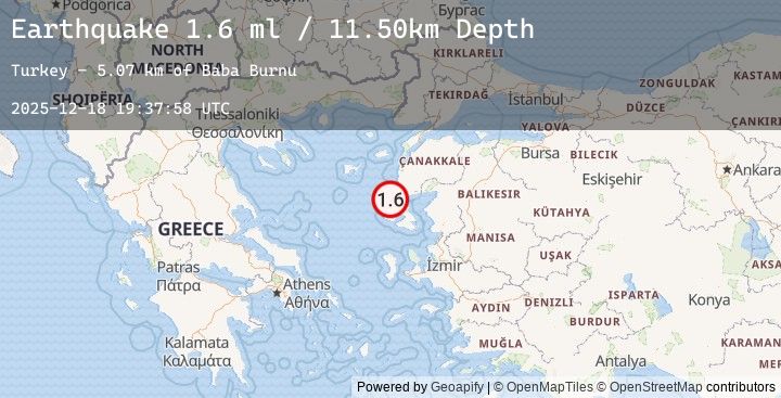 Map of NEAR THE COAST OF WESTERN TURKEY