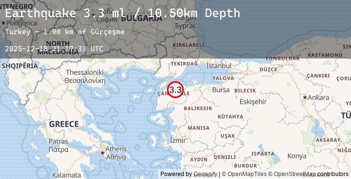 Map of WESTERN TURKEY