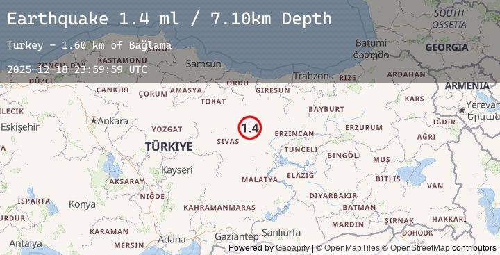 Map of CENTRAL TURKEY