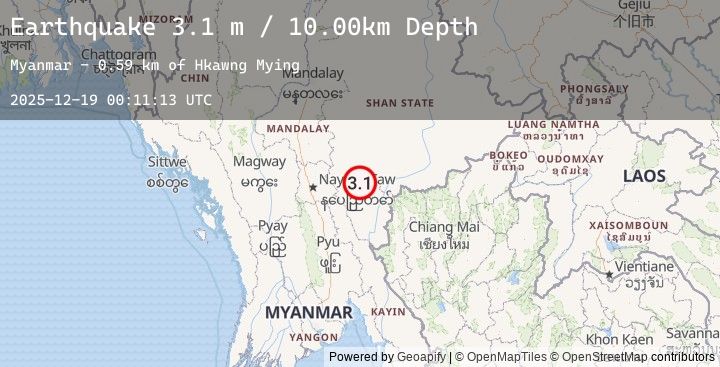 Map of MYANMAR