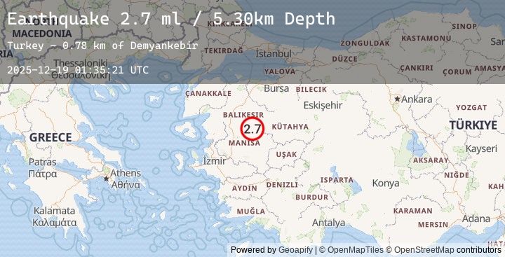 Map of WESTERN TURKEY