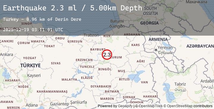 Map of EASTERN TURKEY