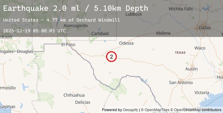 Map of WESTERN TEXAS