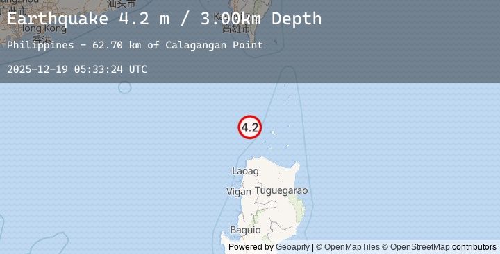 Map of BABUYAN ISL REGION, PHILIPPINES