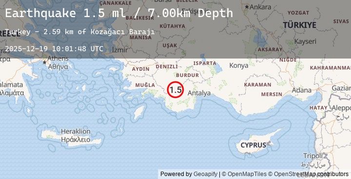 Map of WESTERN TURKEY