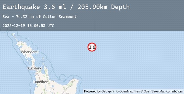 Map of OFF E. COAST OF N. ISLAND, N.Z.