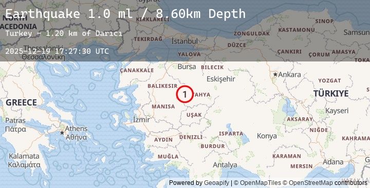 Map of WESTERN TURKEY