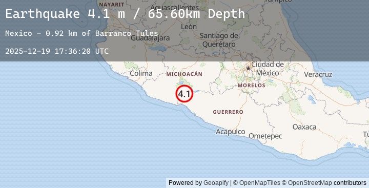 Map of GUERRERO, MEXICO