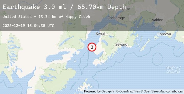 Map of KENAI PENINSULA, ALASKA