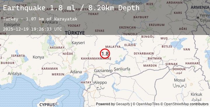 Map of CENTRAL TURKEY