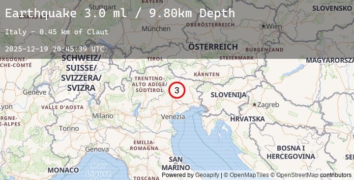 Map of NORTHERN ITALY