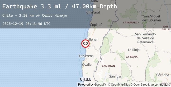 Map of ATACAMA, CHILE