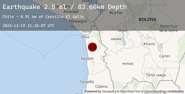Map of TARAPACA, CHILE