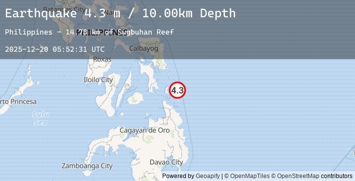 Map of PHILIPPINE ISLANDS REGION