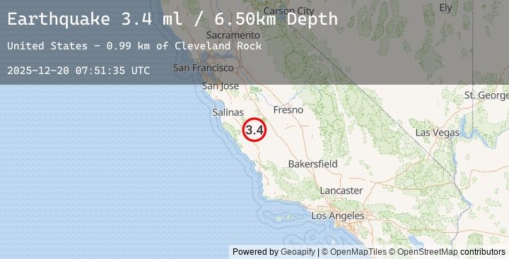 Map of CENTRAL CALIFORNIA