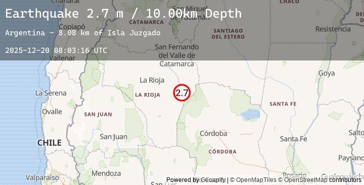 Map of LA RIOJA, ARGENTINA