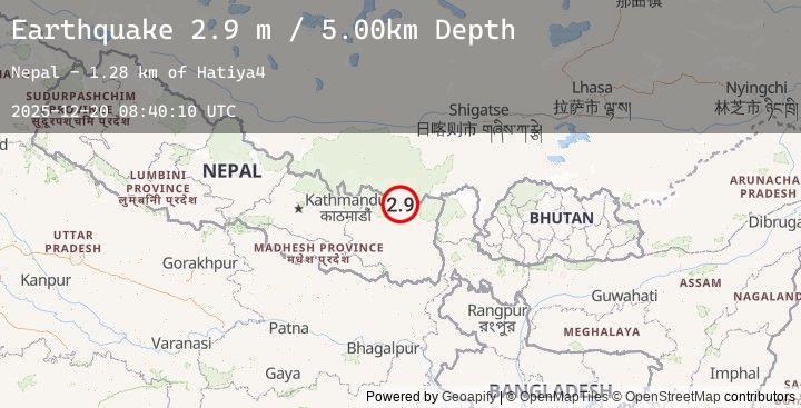 Map of NEPAL