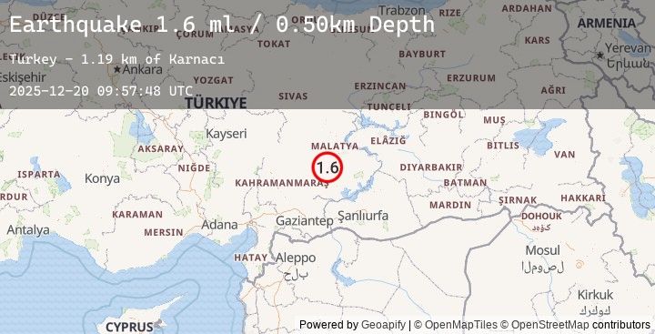 Map of CENTRAL TURKEY