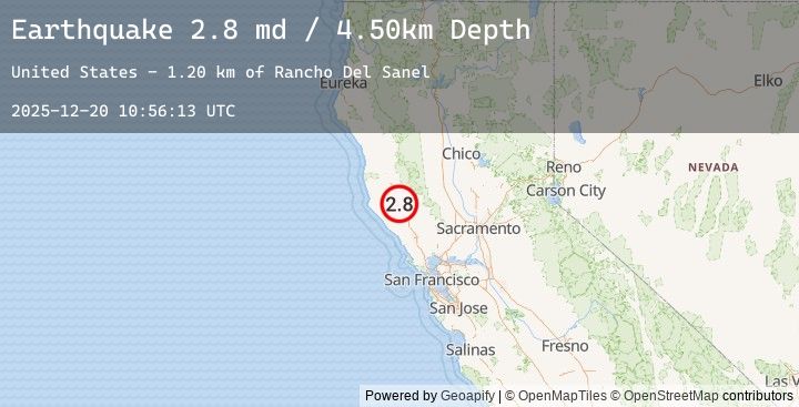 Map of NORTHERN CALIFORNIA