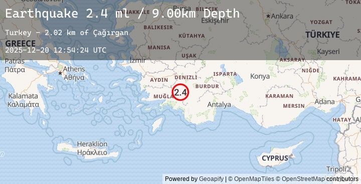 Map of WESTERN TURKEY