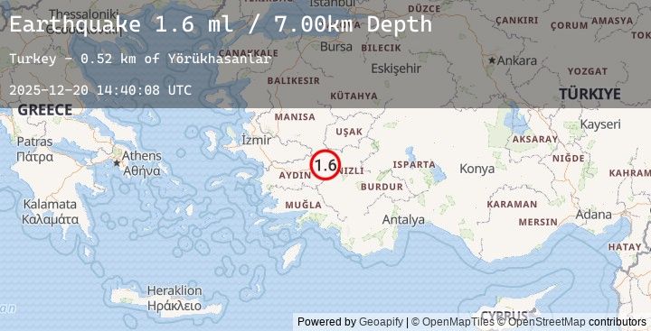 Map of WESTERN TURKEY