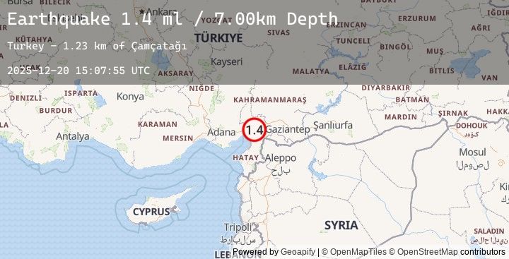 Map of CENTRAL TURKEY
