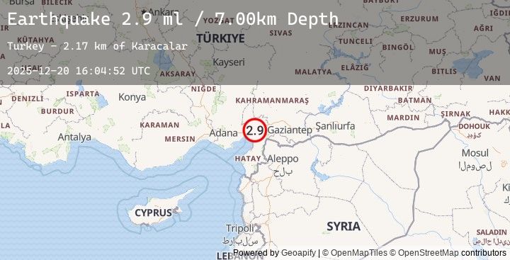 Map of CENTRAL TURKEY